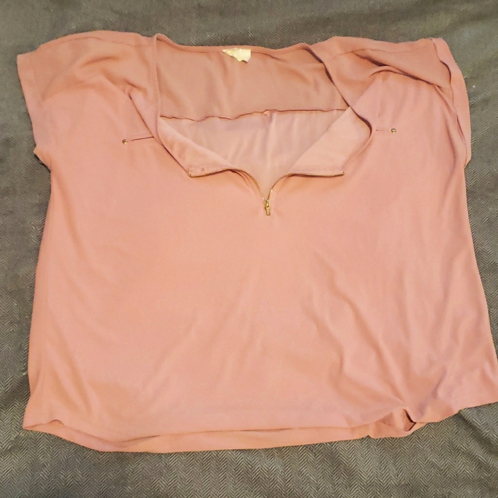 Zipper front shirt